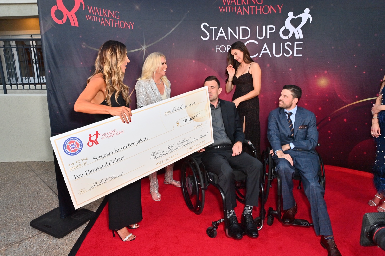 Walking With Anthony in action at the 2025 Stand Up For A Cause event