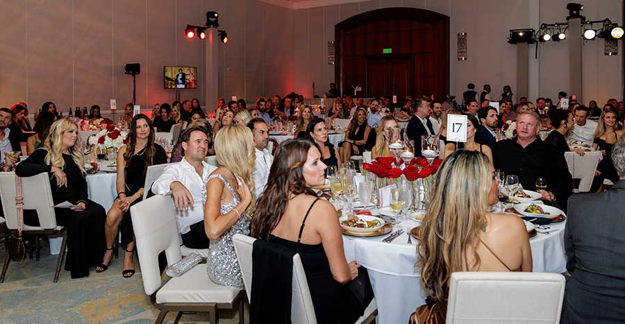 Guests at the Stand Up For A Cause dinner